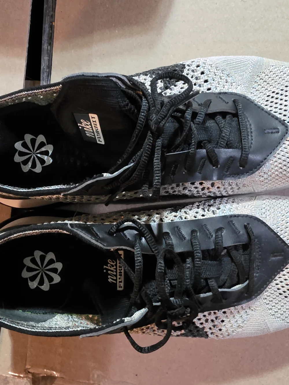 Nike Women’s Flyknit Trainers - Black and White